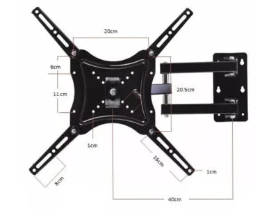 Soporte Base Pared Tv Lcd Led Base 14 Hasta 55 '' 50kg - Imagen 6