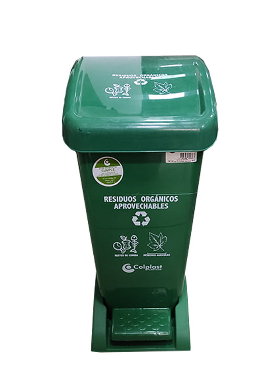 Papelera 30 Litros Con Pedal - Colplast