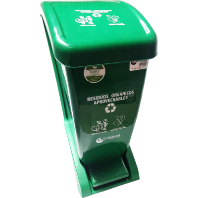 Papelera 30 Litros Con Pedal - Colplast